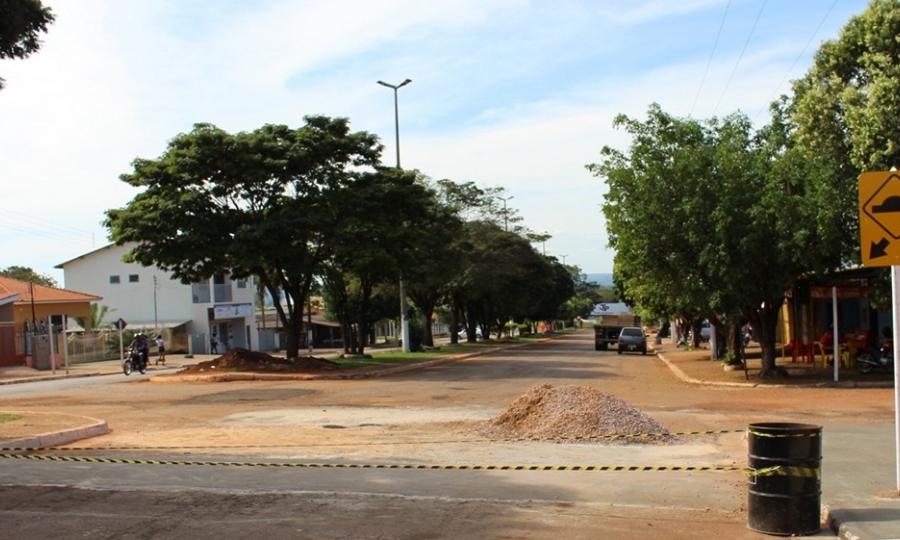 Jaciara recebe melhorias no tr�nsito