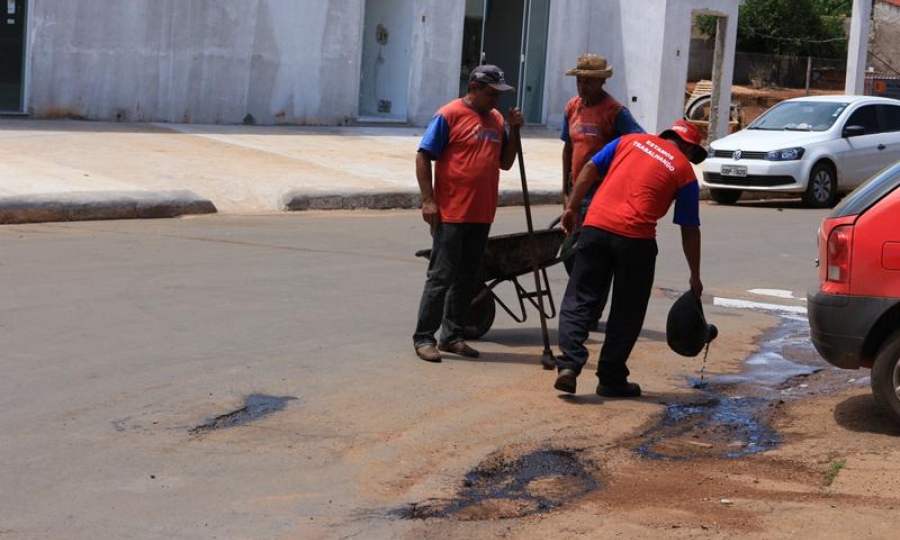 Prefeitura retorna aos trabalhos de Tapa Buracos