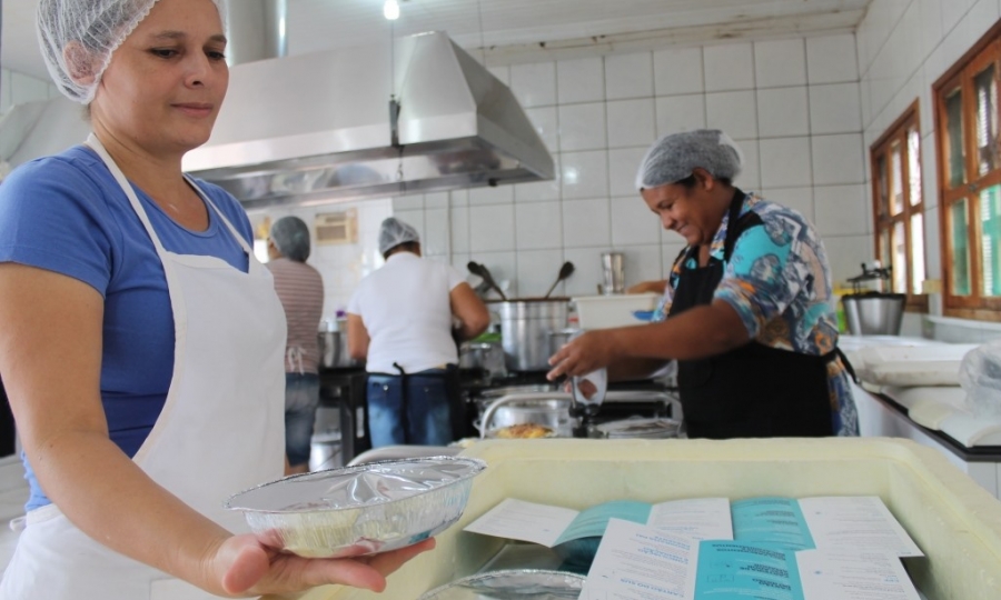 Cozinha �nica garantiu refei��o para pacientes de outras cidades