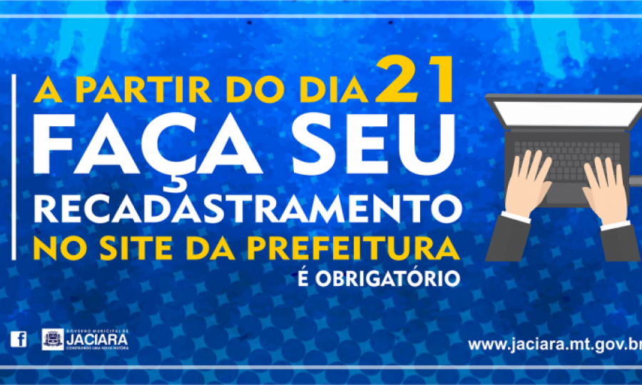 Recadastramento de servidores ser� iniciado dia 21