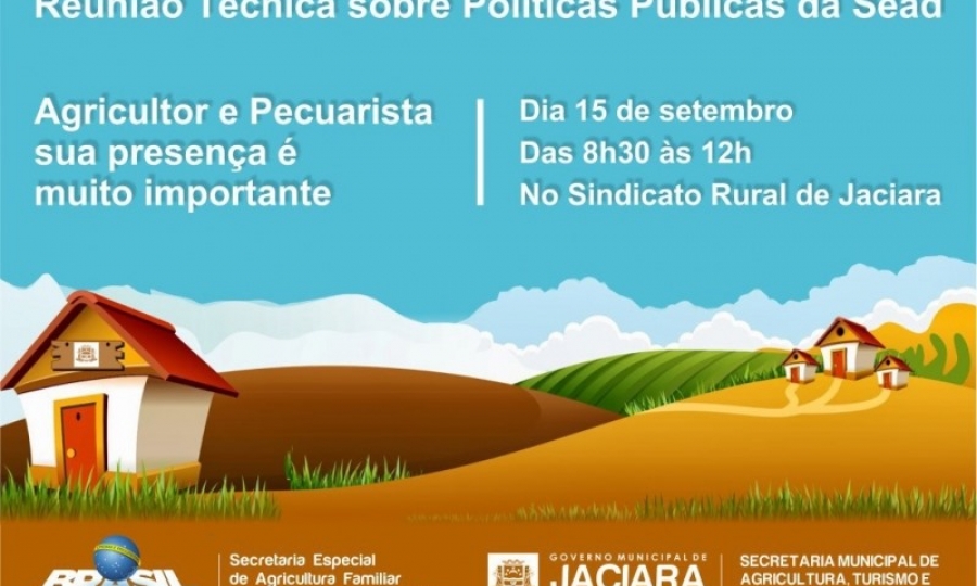 Prefeitura realiza reuni�o t�cnica com pequenos produtores rurais