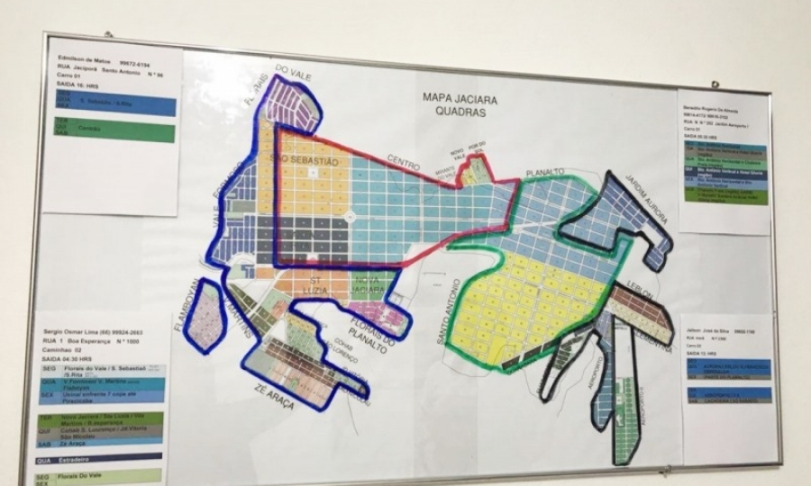 Superintend�ncia de Urbanismo informa popula��o sobre roteiro da coleta de lixo