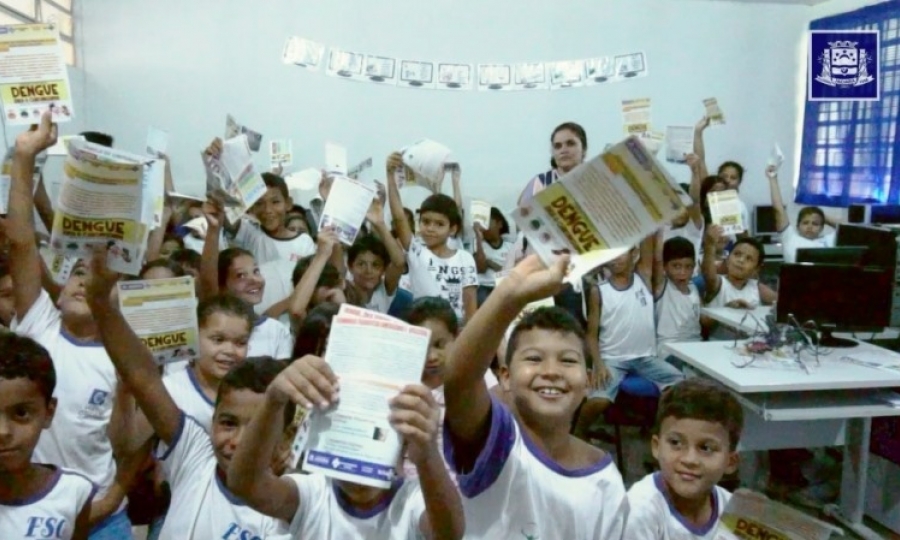 Secretaria de Sa�de promove palestra sobre dengue, zika v�rus e chikungunya na Escola Estadual Francisco Soares