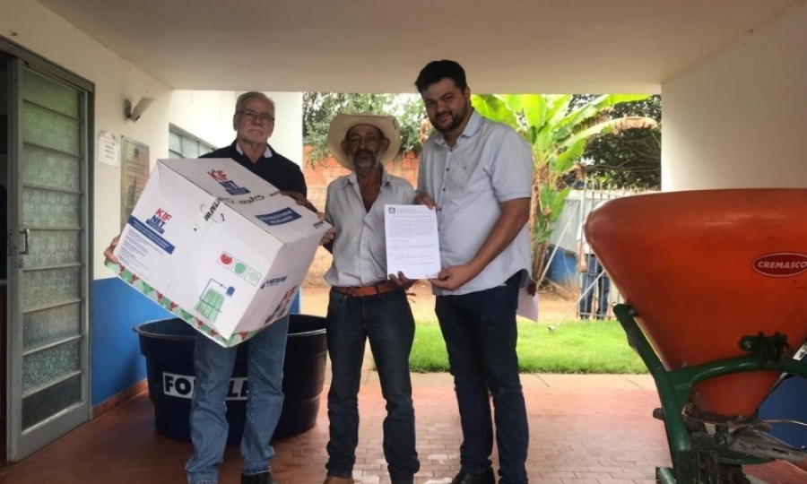 Produtores rurais de Jaciara foram beneficiados com 30 kits de irriga��o