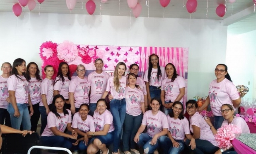 Unidade B�sica de Sa�de do bairro Santo Ant�nio realizou Dia D da campanha Outubro Rosa