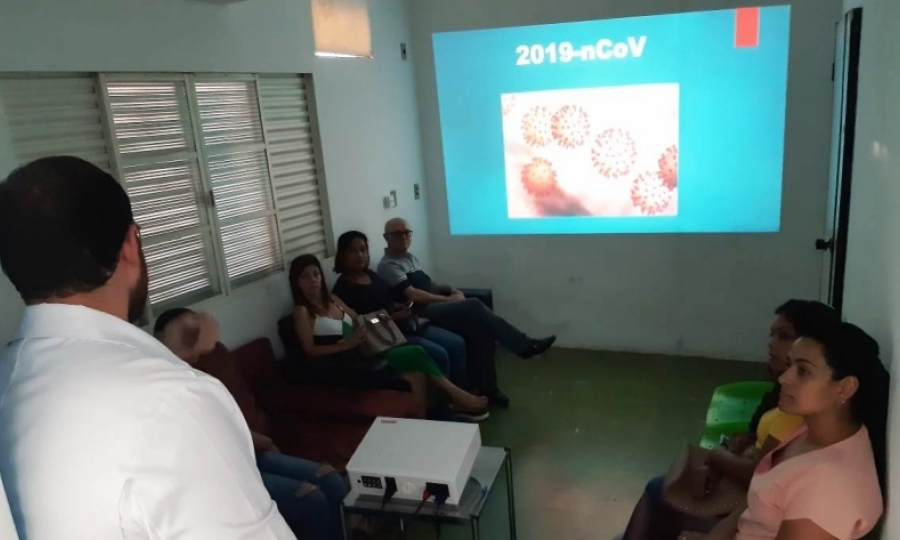 Profissionais do Hospital Municipal de Jaciara s�o capacitados para o novo coronav�rus