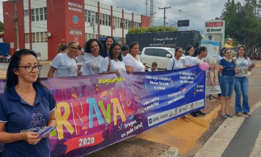 Sa�de leva bloco da preven��o e conscientiza��o para a avenida 