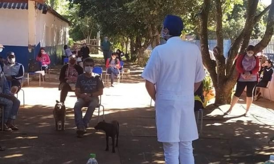 Aten��o B�sica realiza multia��o no Distrito de Celma em Jaciara