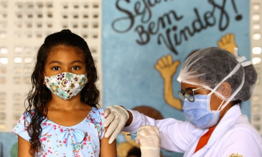 COMBATE AO CORONAV�RUS: Prefeita de Jaciara anuncia vacina��o para crian�as entre 5 e 11 anos nesta 4�