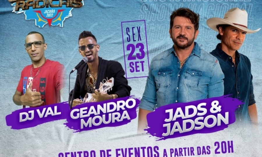Jads e Jadson e Geandro Moura confirmados na �ltima semana de temporada em Jaciara