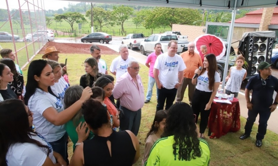 Entrega de obras e revitaliza��es marcam os 64 anos de Jaciara 