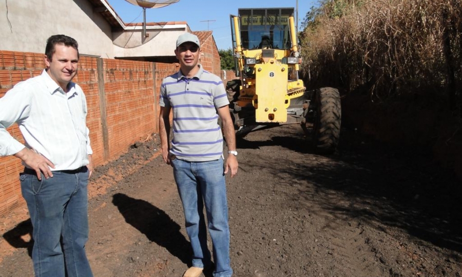 Rua do Boa Esperan�a recebe cascalhamento